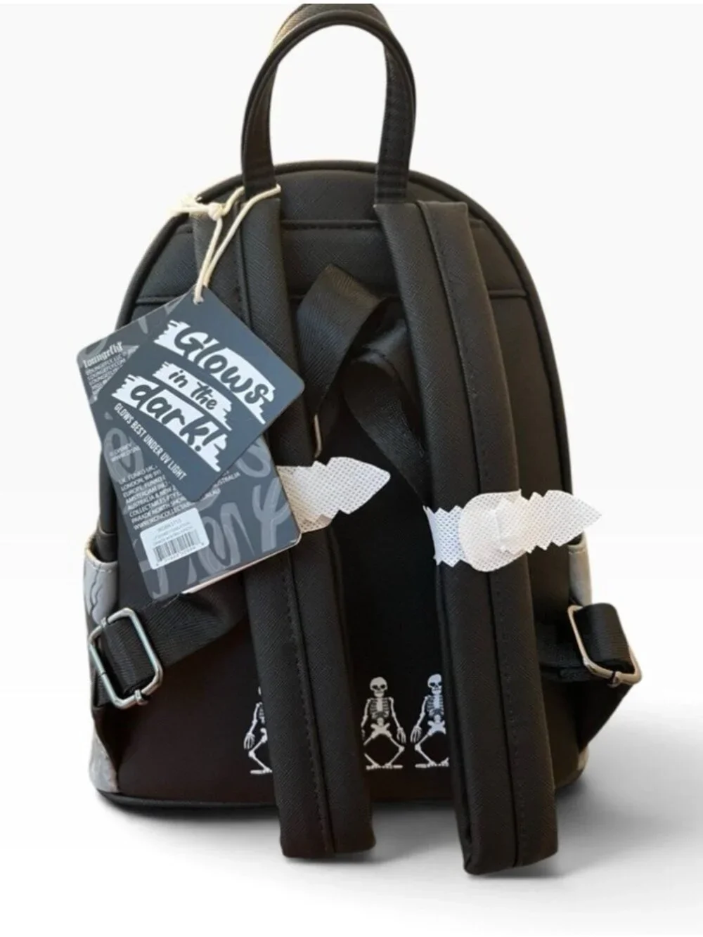 Loungefly The Skeleton Dance 95th Ann Glow Mini Backpack Halloween Movable NWT